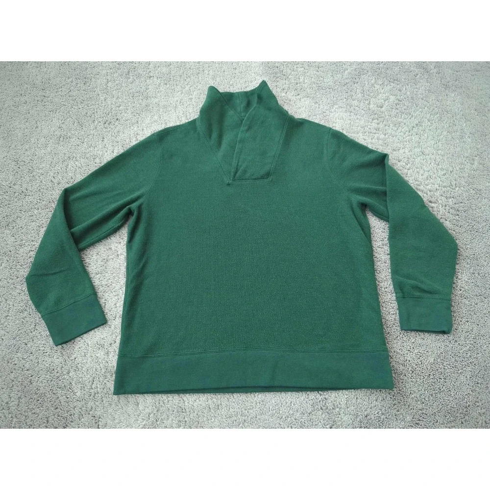 Banana Republic Sweater‎ Mens XL Green Pullover Long Sleeve Preppy Casual